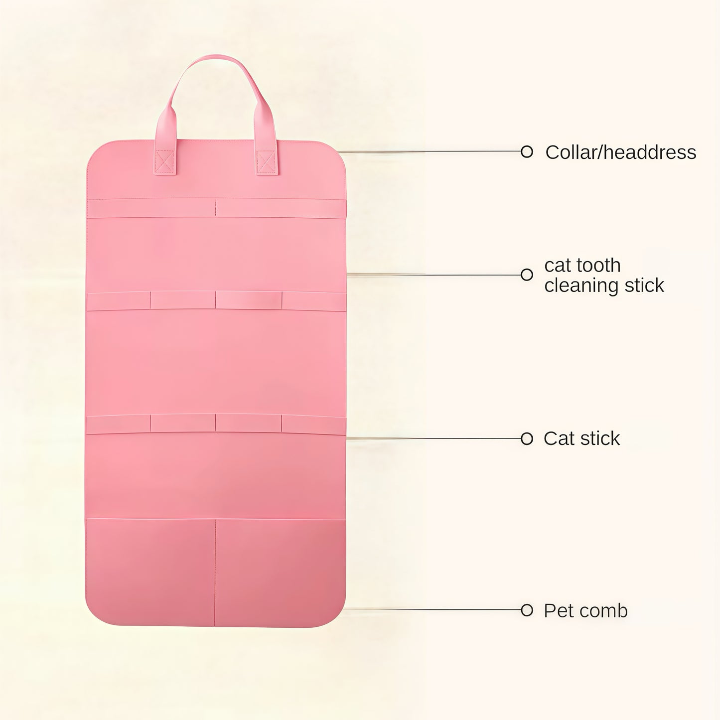 Pet Wall Hang Organiser Storage Bag for Cat Toys