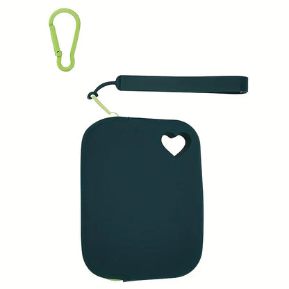 Heart Cut Out Portable Silicone Storage Pet Snack Bag