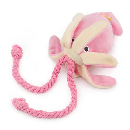 Interactive Octopus Plush Rope Pet Chew Toy